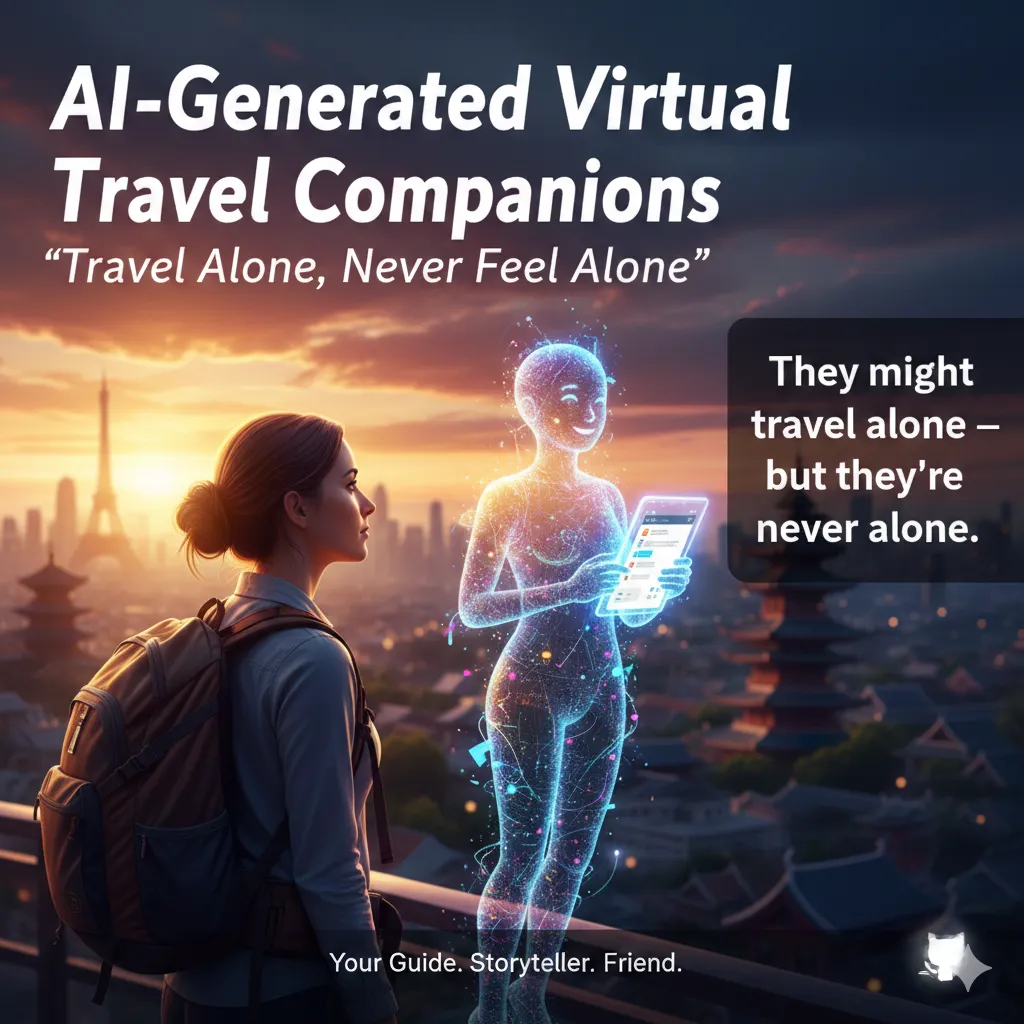 AI-Generated Virtual Travel Companions