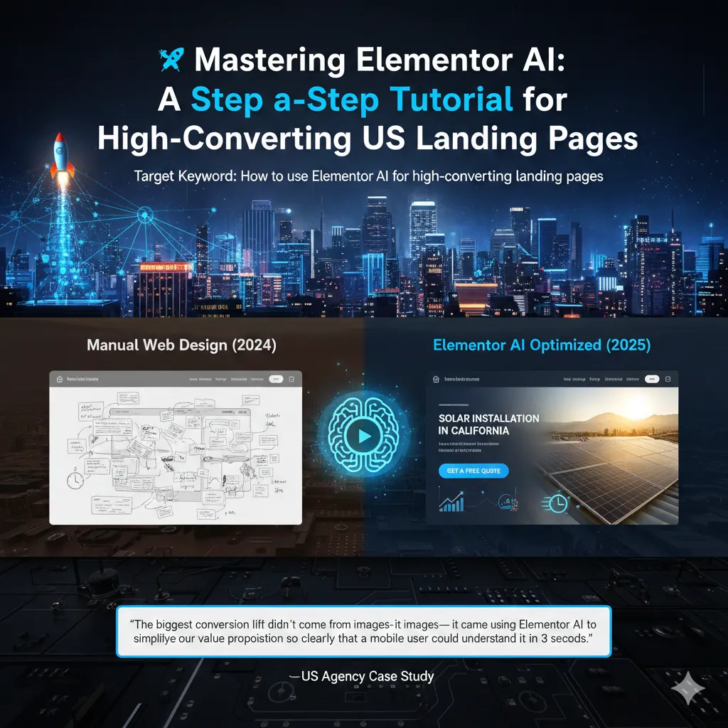 Mastering Elementor AI A Step-by-Step Tutorial for High-Converting US Landing Pages
