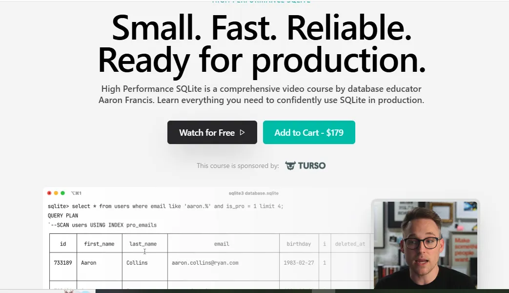 Small. Fast. Reliable.